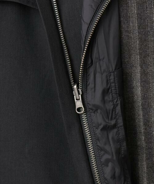 MICHEL KLEIN HOMME / ミッシェルクランオム ステンカラーコート | 3WAYライナー付きコート | 詳細16