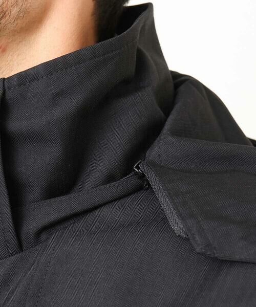 MICHEL KLEIN HOMME / ミッシェルクランオム ステンカラーコート | 3WAYライナー付きコート | 詳細18