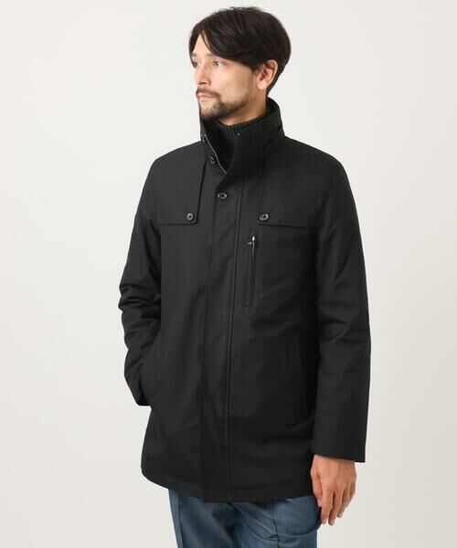 MICHEL KLEIN HOMME / ミッシェルクランオム ステンカラーコート | 3WAYライナー付きコート | 詳細19