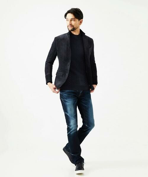 MICHEL KLEIN HOMME / ミッシェルクランオム テーラードジャケット | ウルトラモールコンバーチブルジャケット | 詳細1