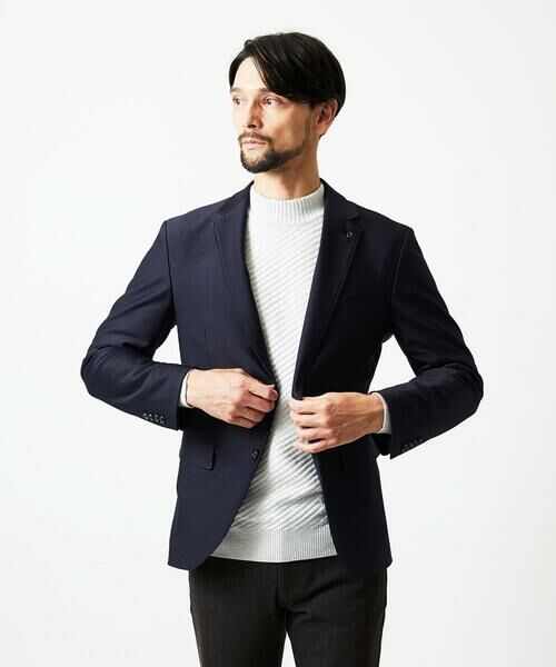 MICHEL KLEIN HOMME / ミッシェルクランオム テーラードジャケット | トリコットストレッチテーラードジャケット | 詳細2