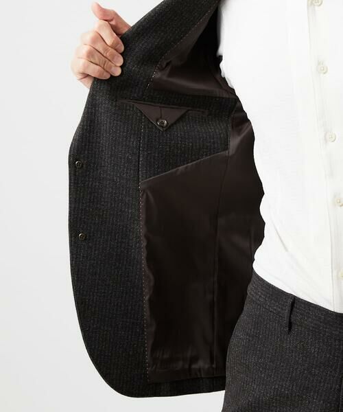 MICHEL KLEIN HOMME / ミッシェルクランオム テーラードジャケット | ストライプテーラードジャケット | 詳細11