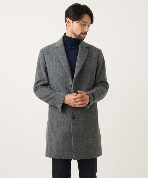 MICHEL KLEIN HOMME / ミッシェルクランオム ニット・セーター | ガーメントダイリブ　タートルネックニット | 詳細2