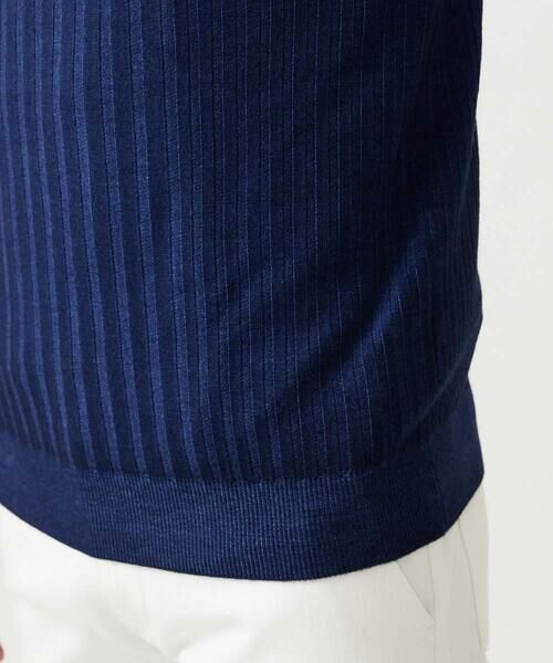MICHEL KLEIN HOMME / ミッシェルクランオム ニット・セーター | ガーメントダイリブ　タートルネックニット | 詳細7