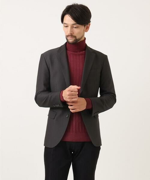 MICHEL KLEIN HOMME / ミッシェルクランオム ニット・セーター | ガーメントダイリブ　タートルネックニット | 詳細10