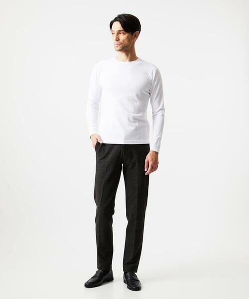 MICHEL KLEIN HOMME / ミッシェルクランオム ニット・セーター | モワール　クルーネックニット | 詳細1