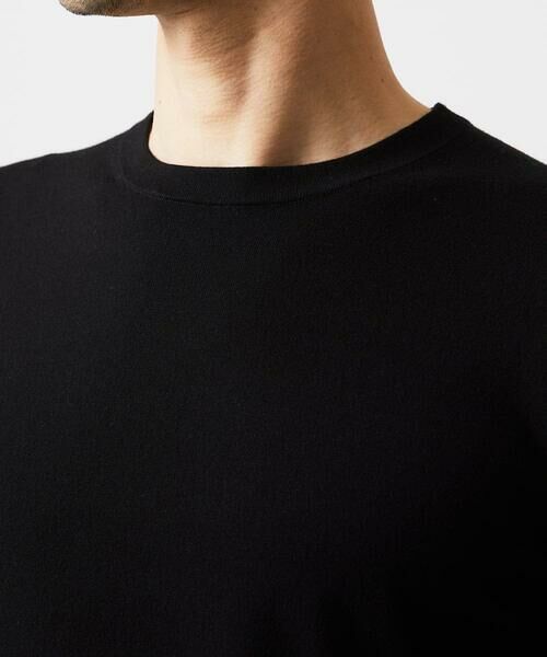 MICHEL KLEIN HOMME / ミッシェルクランオム ニット・セーター | モワール　クルーネックニット | 詳細5