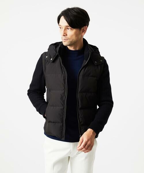 MICHEL KLEIN HOMME/ミッシェルクランオム 2WAYダウンジャケット ブラック 51