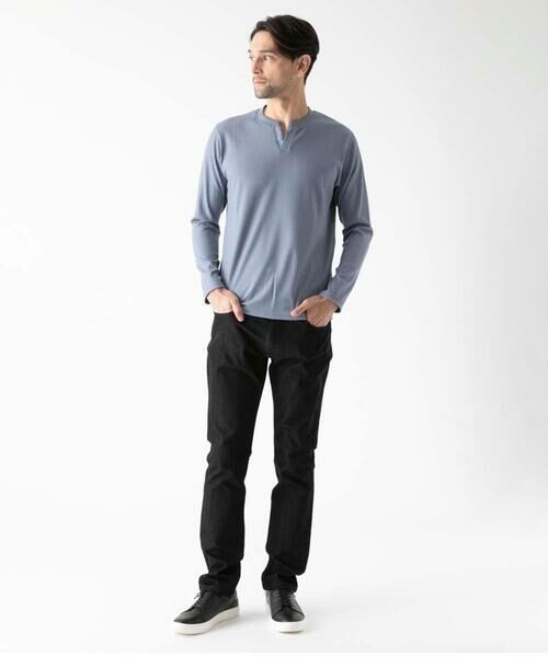 MICHEL KLEIN HOMME / ミッシェルクランオム カットソー | メイストレッチリブカットソー | 詳細1