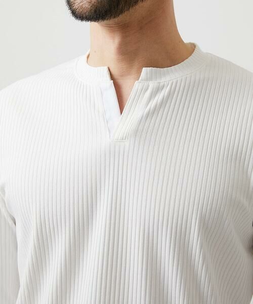 MICHEL KLEIN HOMME / ミッシェルクランオム カットソー | メイストレッチリブカットソー | 詳細6