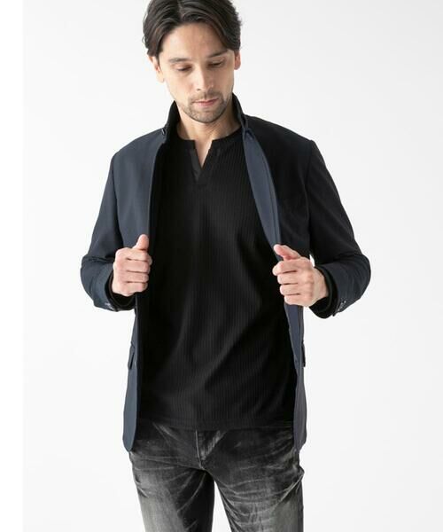 MICHEL KLEIN HOMME / ミッシェルクランオム カットソー | メイストレッチリブカットソー | 詳細11