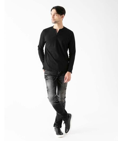 MICHEL KLEIN HOMME / ミッシェルクランオム カットソー | メイストレッチリブカットソー | 詳細9