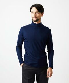 MICHEL KLEIN HOMME / ミッシェルクランオム カットソー | 《日本製》スムースモックネック長袖カットソー