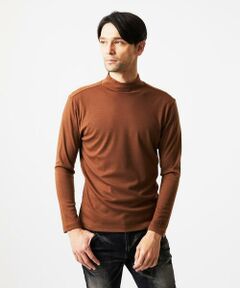 MICHEL KLEIN HOMME / ミッシェルクランオム カットソー | 《日本製》スムースモックネック長袖カットソー