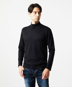 MICHEL KLEIN HOMME / ミッシェルクランオム カットソー | 《日本製》スムースモックネック長袖カットソー