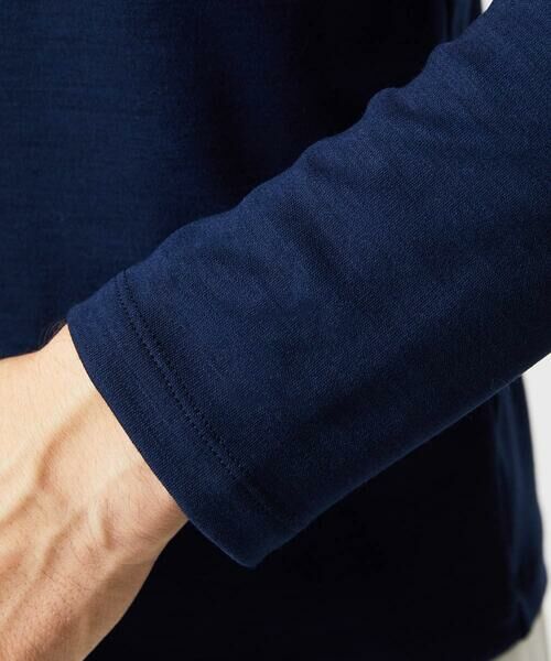 MICHEL KLEIN HOMME / ミッシェルクランオム カットソー | 《日本製》スムースモックネック長袖カットソー | 詳細2