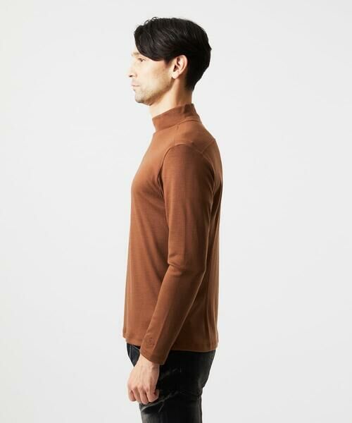 MICHEL KLEIN HOMME / ミッシェルクランオム カットソー | 《日本製》スムースモックネック長袖カットソー | 詳細5