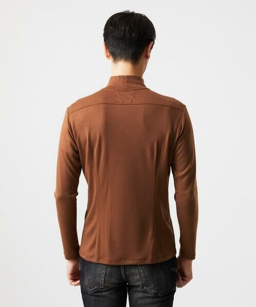 MICHEL KLEIN HOMME / ミッシェルクランオム カットソー | 《日本製》スムースモックネック長袖カットソー | 詳細6