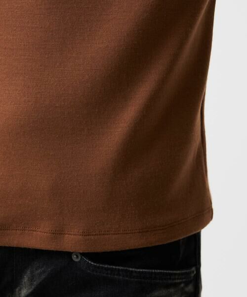 MICHEL KLEIN HOMME / ミッシェルクランオム カットソー | 《日本製》スムースモックネック長袖カットソー | 詳細9