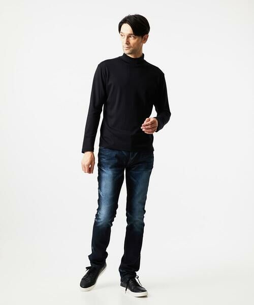 MICHEL KLEIN HOMME / ミッシェルクランオム カットソー | 《日本製》スムースモックネック長袖カットソー | 詳細11