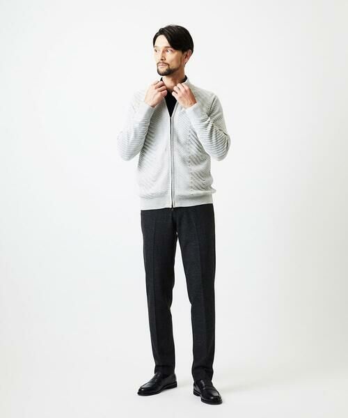 MICHEL KLEIN HOMME / ミッシェルクランオム チノ・ワークパンツ | ストライプスラックスパンツ | 詳細11