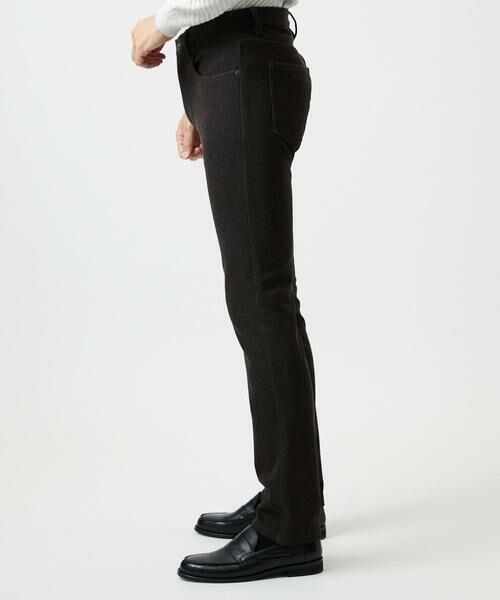 MICHEL KLEIN HOMME / ミッシェルクランオム チノ・ワークパンツ | デニム調ストレッチファイブポケットパンツ | 詳細5