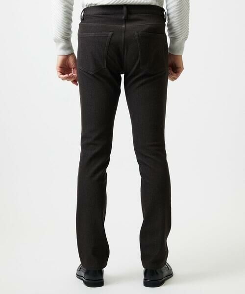 MICHEL KLEIN HOMME / ミッシェルクランオム チノ・ワークパンツ | デニム調ストレッチファイブポケットパンツ | 詳細6