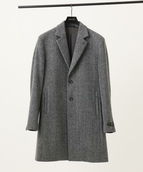 MICHEL KLEIN HOMME / ミッシェルクランオム その他アウター | ウールヘリンボンチェスターコート | 詳細12