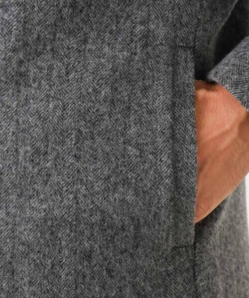 MICHEL KLEIN HOMME / ミッシェルクランオム その他アウター | ウールヘリンボンチェスターコート | 詳細7