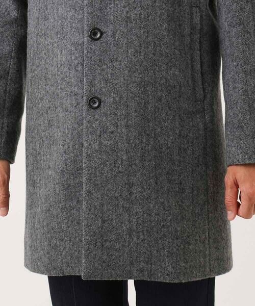 MICHEL KLEIN HOMME / ミッシェルクランオム その他アウター | ウールヘリンボンチェスターコート | 詳細8