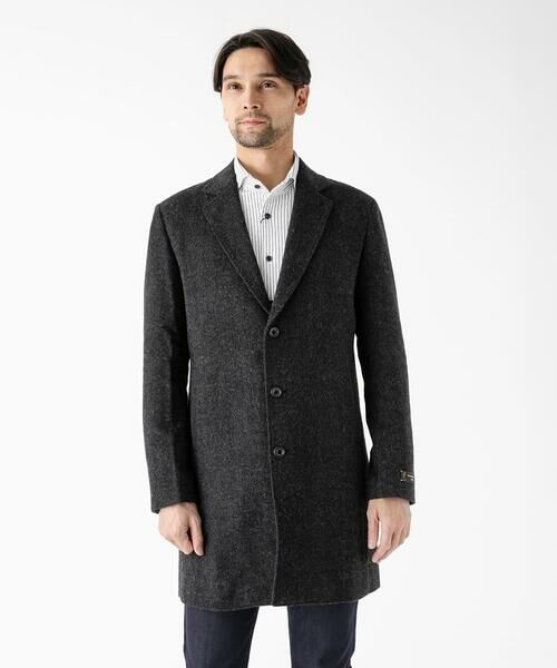 MICHEL KLEIN HOMME / ミッシェルクランオム その他アウター | ウールヘリンボンチェスターコート | 詳細16