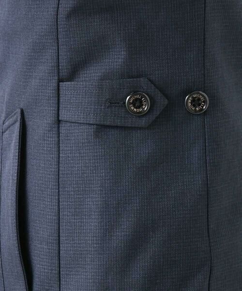 MICHEL KLEIN HOMME / ミッシェルクランオム ステンカラーコート | 2WAYスタンドカラーロングコート | 詳細10