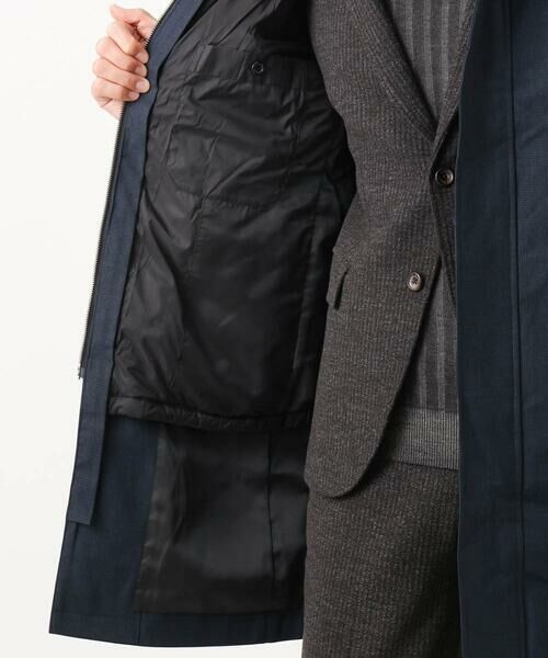 MICHEL KLEIN HOMME / ミッシェルクランオム ステンカラーコート | 2WAYスタンドカラーロングコート | 詳細13