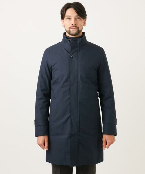 MICHEL KLEIN HOMME / ミッシェルクランオム ステンカラーコート | 2WAYスタンドカラーロングコート | 詳細2