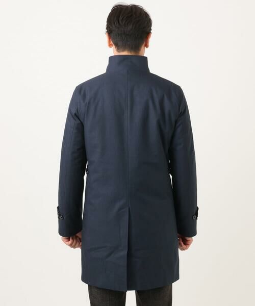 MICHEL KLEIN HOMME / ミッシェルクランオム ステンカラーコート | 2WAYスタンドカラーロングコート | 詳細4