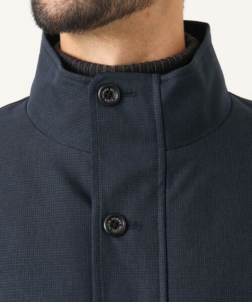 MICHEL KLEIN HOMME / ミッシェルクランオム ステンカラーコート | 2WAYスタンドカラーロングコート | 詳細5