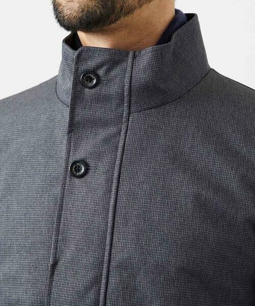 MICHEL KLEIN HOMME / ミッシェルクランオム ステンカラーコート | 2WAYスタンドカラーロングコート | 詳細18