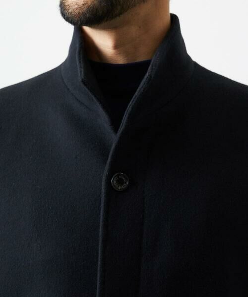 MICHEL KLEIN HOMME / ミッシェルクランオム ステンカラーコート | スタンドカラーロングコート | 詳細5
