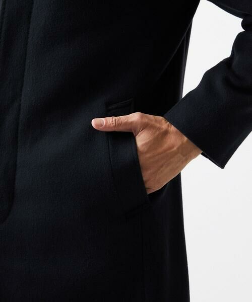 MICHEL KLEIN HOMME / ミッシェルクランオム ステンカラーコート | スタンドカラーロングコート | 詳細7