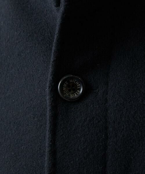 MICHEL KLEIN HOMME / ミッシェルクランオム ステンカラーコート | スタンドカラーロングコート | 詳細9