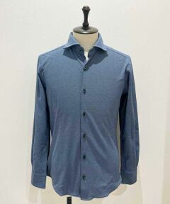 MICHEL KLEIN HOMME / ミッシェルクランオム シャツ・ブラウス | 《日本製》ベーシックジャージシャツ