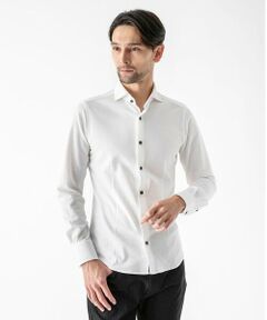 MICHEL KLEIN HOMME / ミッシェルクランオム シャツ・ブラウス | 《日本製》ベーシックジャージシャツ