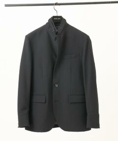 MICHEL KLEIN HOMME / ミッシェルクランオム テーラードジャケット | 【セットアップ】ビックへリンボンコンバーチブルジャケット