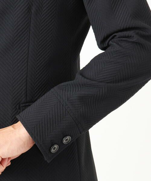 MICHEL KLEIN HOMME / ミッシェルクランオム テーラードジャケット | 【セットアップ】ビックへリンボンコンバーチブルジャケット | 詳細11