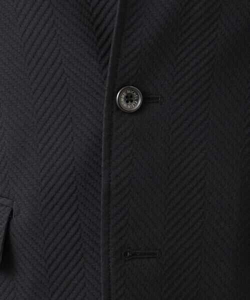 MICHEL KLEIN HOMME / ミッシェルクランオム テーラードジャケット | 【セットアップ】ビックへリンボンコンバーチブルジャケット | 詳細14