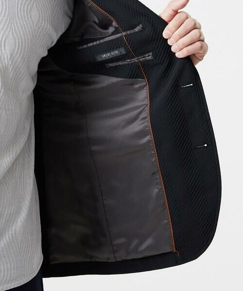 MICHEL KLEIN HOMME / ミッシェルクランオム テーラードジャケット | 【セットアップ】ビックへリンボンコンバーチブルジャケット | 詳細16