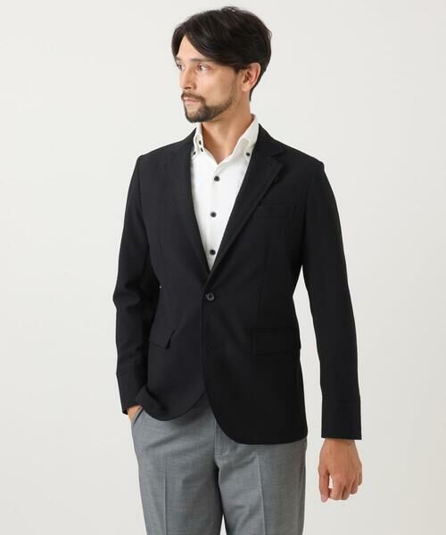 MICHEL KLEIN HOMME / ミッシェルクランオム テーラードジャケット | 【セットアップ】ビックへリンボンコンバーチブルジャケット | 詳細4