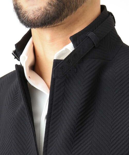 MICHEL KLEIN HOMME / ミッシェルクランオム テーラードジャケット | 【セットアップ】ビックへリンボンコンバーチブルジャケット | 詳細9