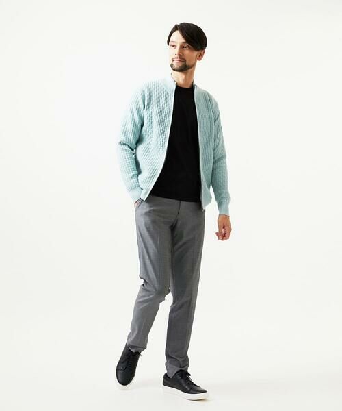 MICHEL KLEIN HOMME / ミッシェルクランオム ニット・セーター | スタンドカラ—ニットカーディガン | 詳細1