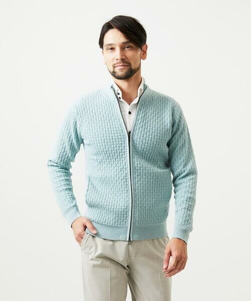 MICHEL KLEIN HOMME / ミッシェルクランオム ニット・セーター | スタンドカラ—ニットカーディガン | 詳細2